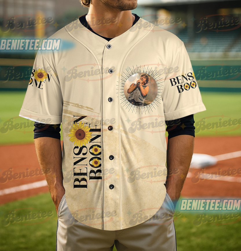 Vintage Benson Boone Baby Tee Bella Canvas, Benson Boone Merch, Benson Boone Concert Jersey, America Heart Tour , Benson Boone Tour Shirt - Image 5