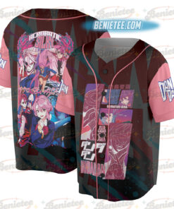 Alternative view of Shiratori Aira Dandadan Streetwear Jersey, Anime Baseball Jersey