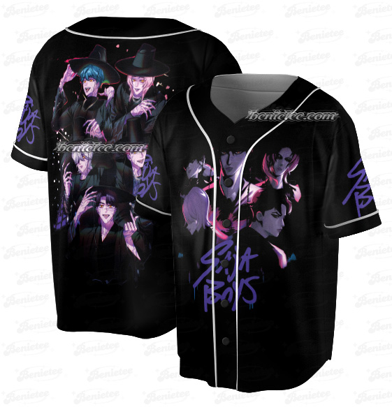 Saja Boys Kpop Demon Hunter Jinu Abby Romance Baby Mystery Kids Adults Baseball Jersey - Image 2