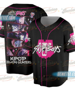 Alternative view of Saja Boys Baseball Shirt, Movie Jersey