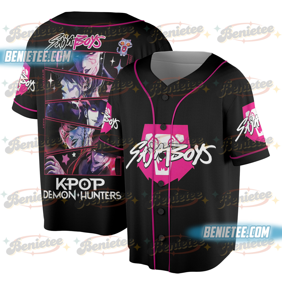 Saja Boys Baseball Shirt, Movie Jersey - Image 2