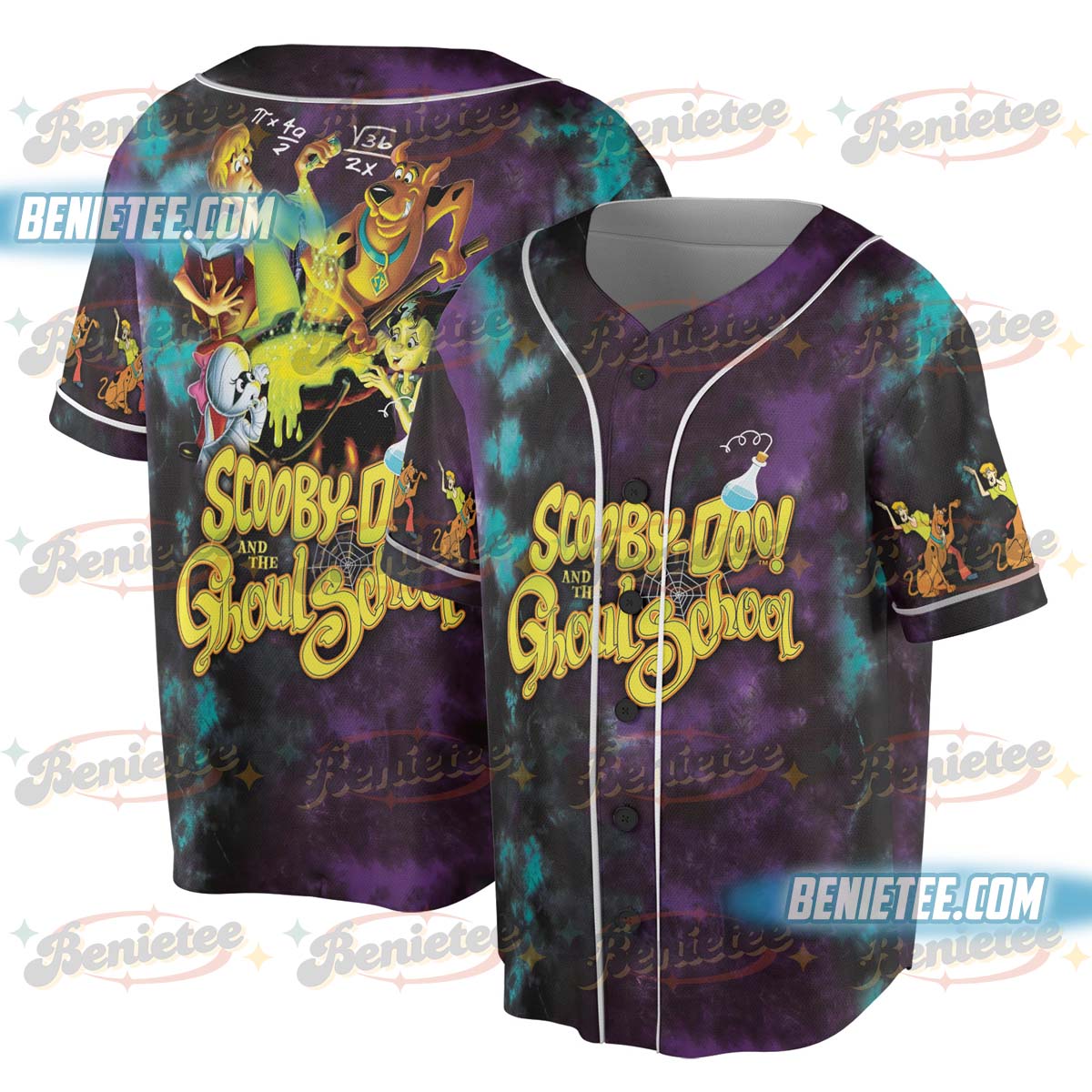 Scooby Doo Where Are You Halloween Night Baseball Jersey - Image 4