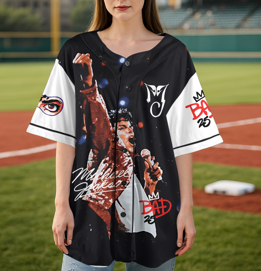 Michael Jackson Limited Design Baseball Jersey - Image 5