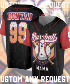 Baseball Mama For Mother's Day Baseball Tee Jersey Shirt Printed 3D