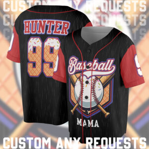 Baseball Mama For Mother's Day Baseball Tee Jersey Shirt Printed 3D