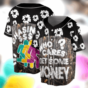 Who Cares Get Some Money Baseball Jersey, Funny Brand Jersey