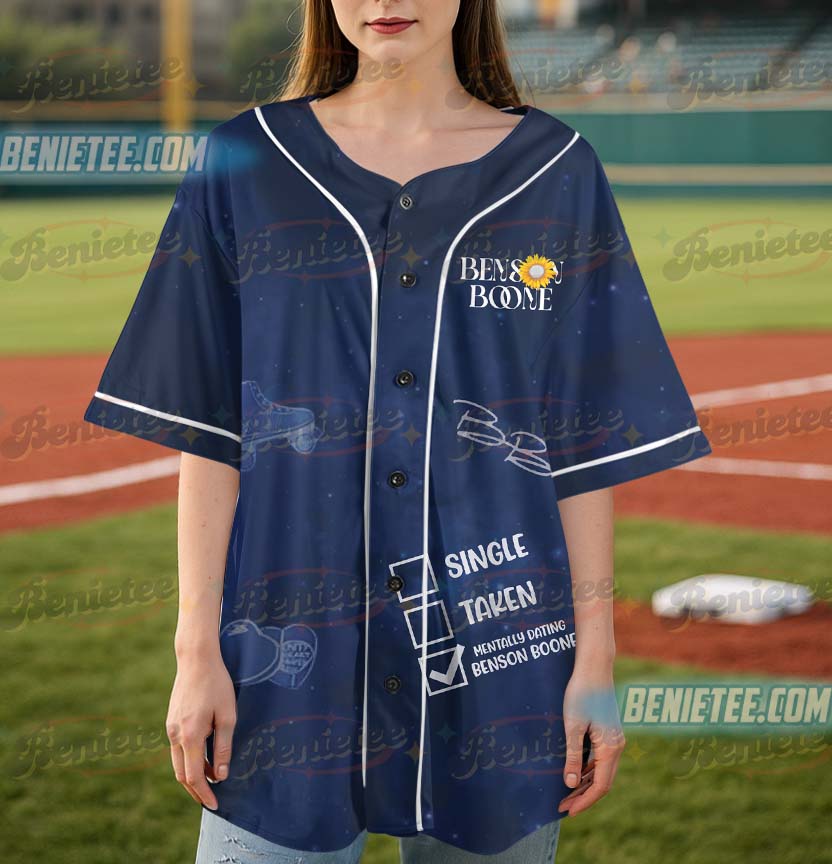 Benson Boone Merch Short Baseball Shirts Live 2025 - Image 5