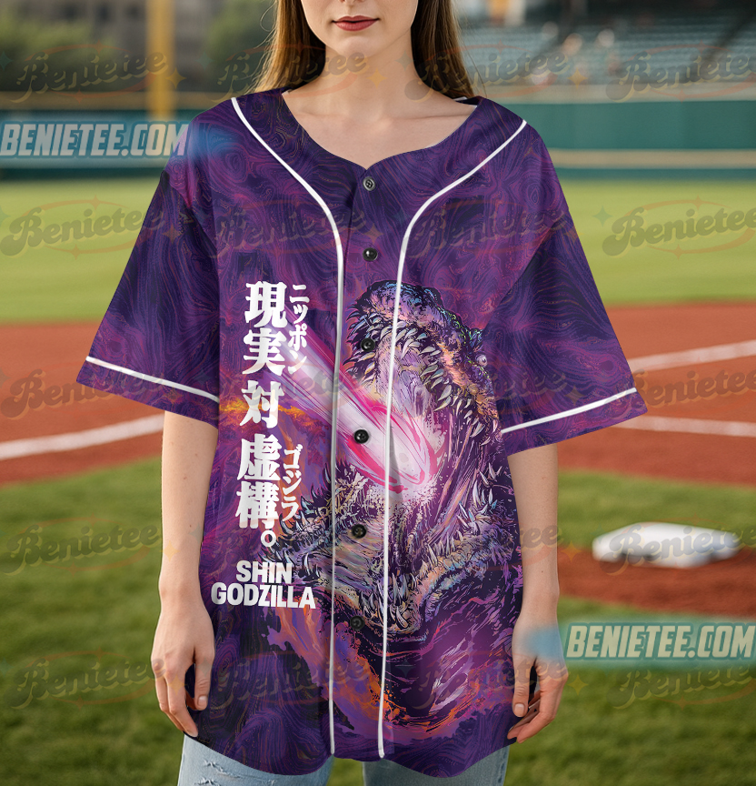 Godzilla Baseball Jersey - Image 5