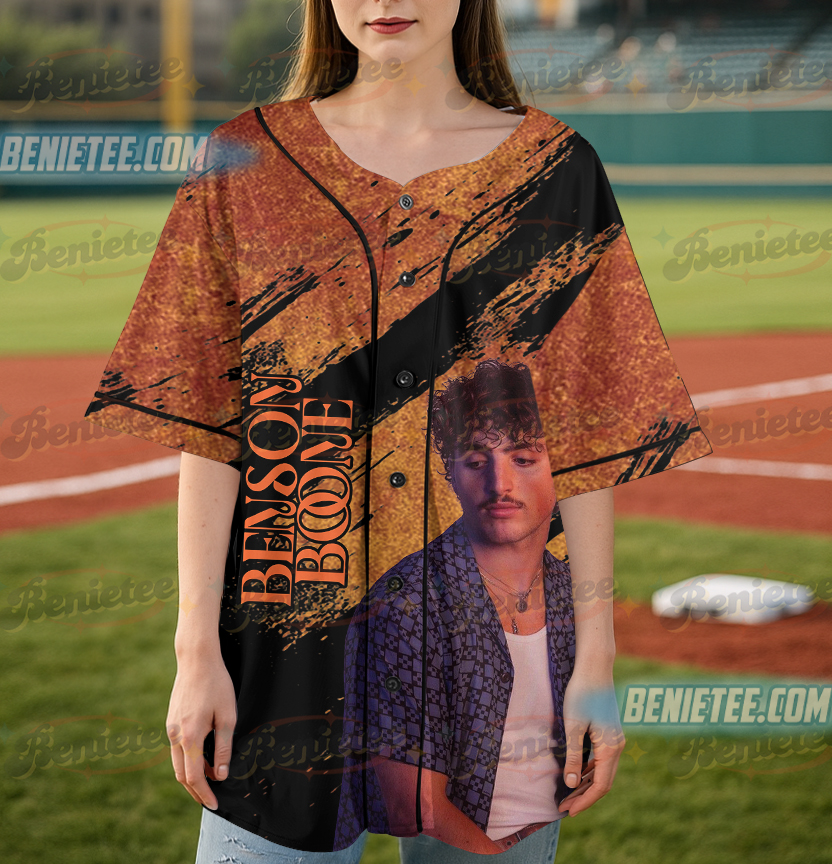Benson Boone Darling You’re My Work Of Art Fan Baseball Jersey - Image 5