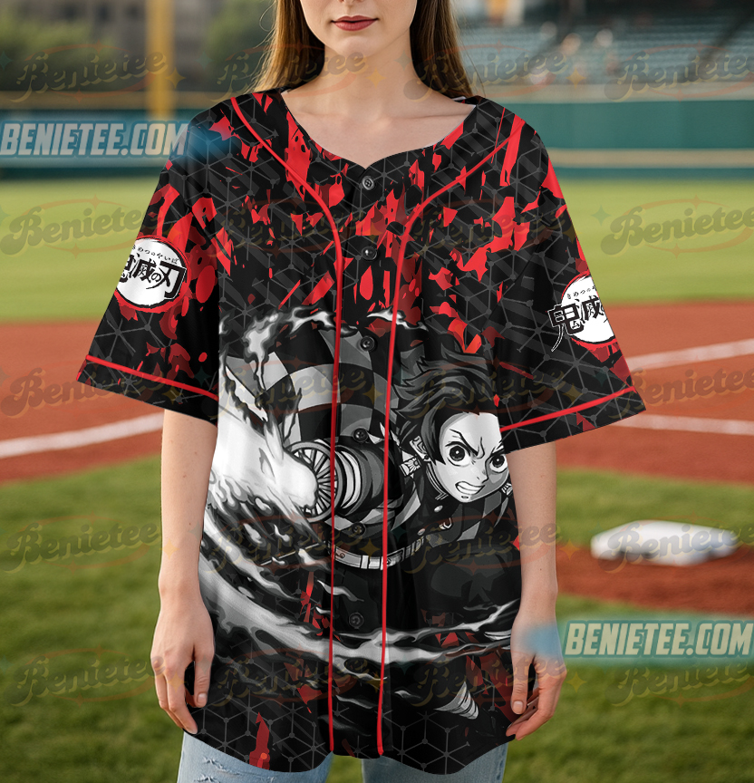 Demon Slayer Anime, Tanjiro Anime Jersey - Image 5