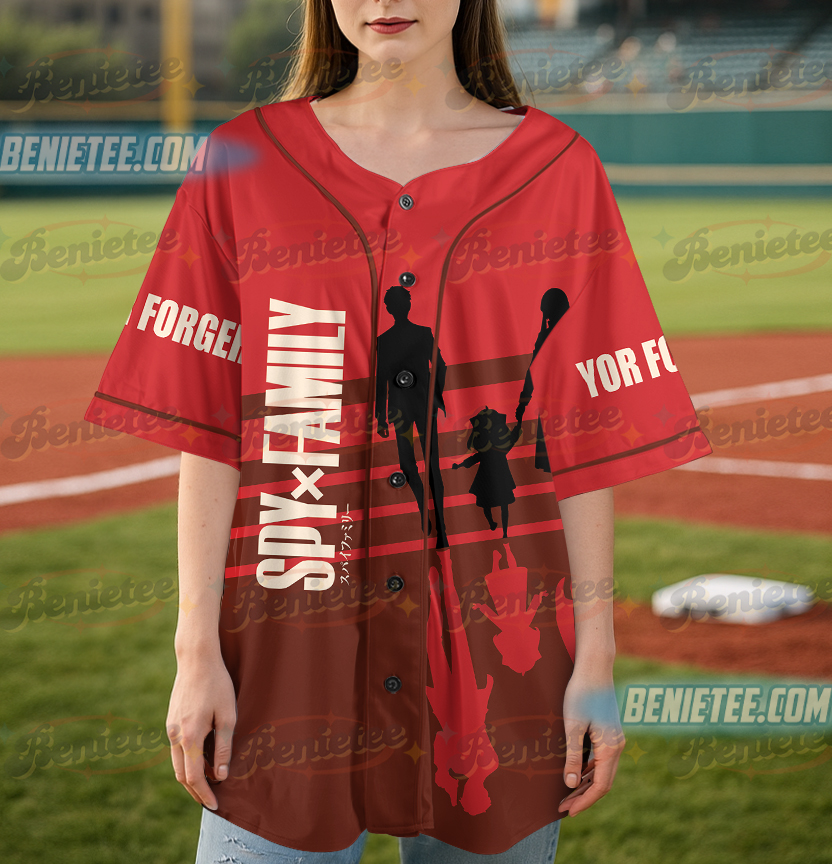 SPY×FAMILY Print T-Shirts Boys Girls Summer, Clothes Bond Forger 3D, Anime Baseball Jersey - Image 5