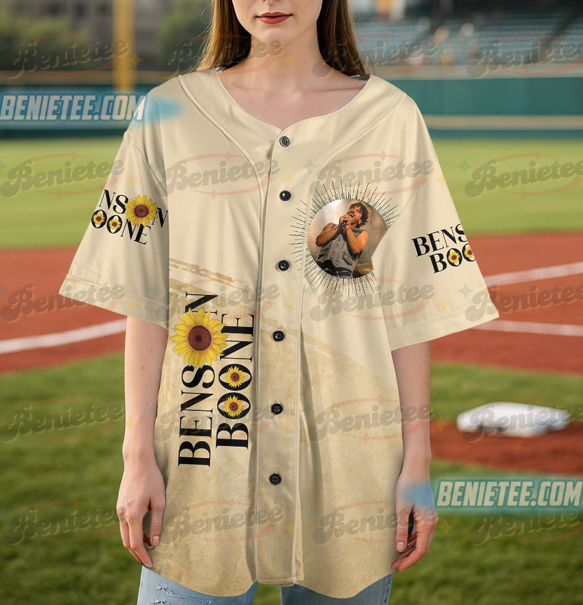 Vintage Benson Boone Baby Tee Bella Canvas, Benson Boone Merch, Benson Boone Concert Jersey, America Heart Tour , Benson Boone Tour Shirt - Image 4