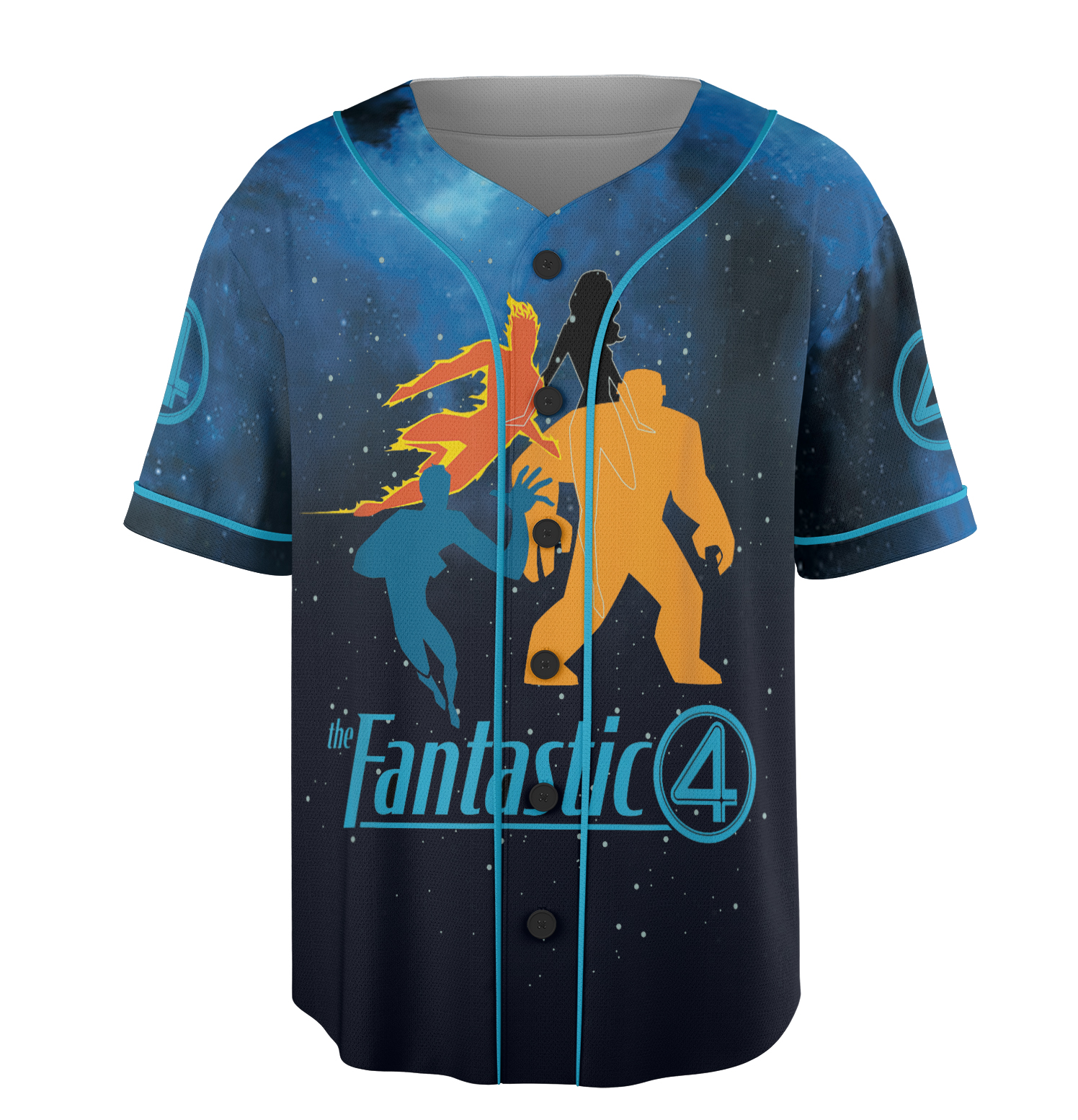 The Fantastic Four First Steps Unisex Baseball Jersey, Movie Jersey - Image 3