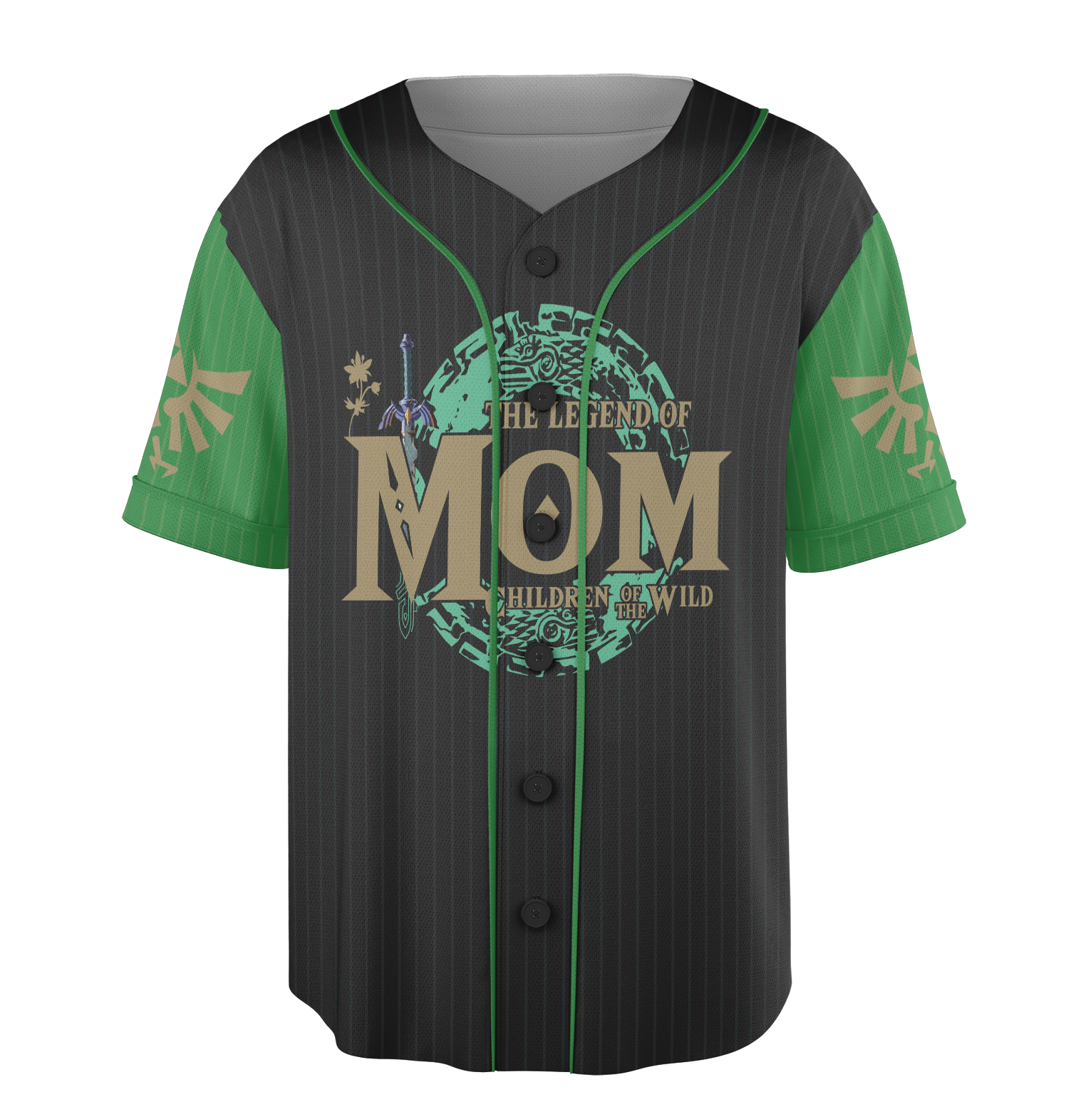 The Legend Of Mom Jersey Shirt, Personalized Zelda Mom Shirt, Best Mom Ever Shirt, Children Of The Wild, Mother's Day Gift - Image 4