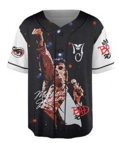 Alternative view of Michael Jackson Limited Design Baseball Jersey