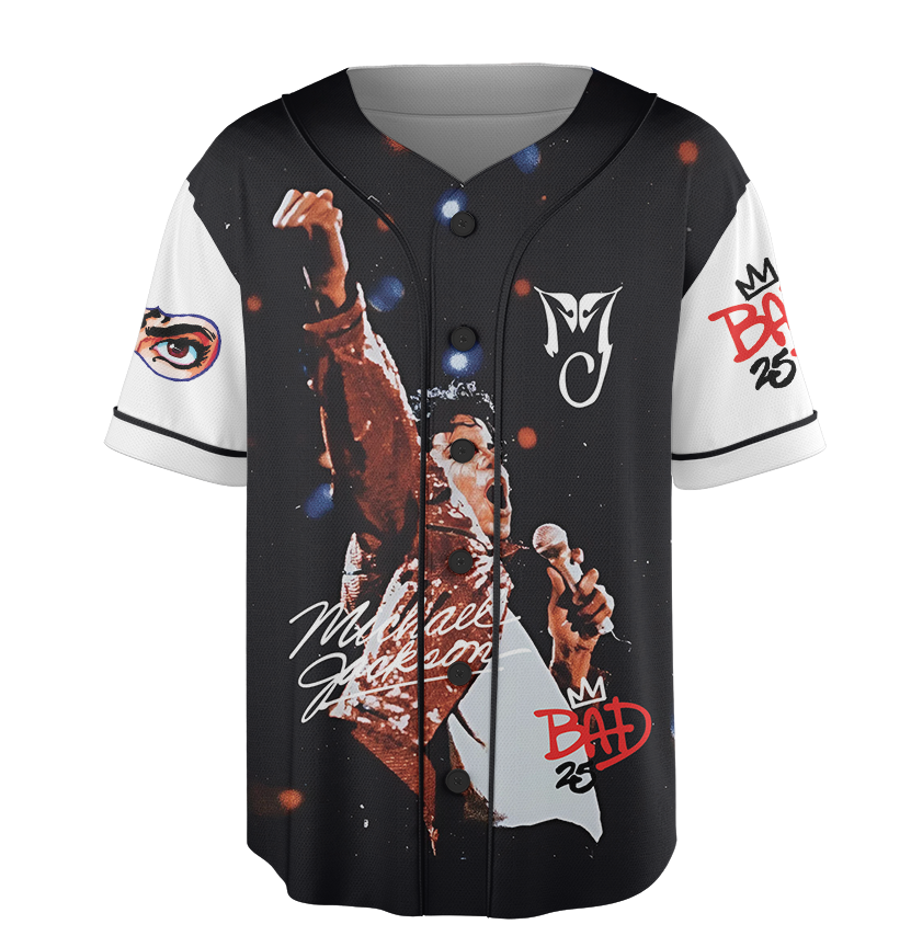 Michael Jackson Limited Design Baseball Jersey - Image 2
