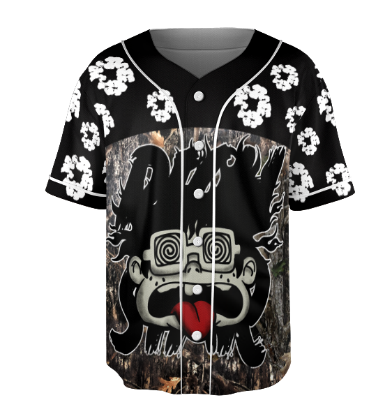 Vintage Big Face With Rich Star Camo Jungle wreath graphics Blokecore Blokette Jerseyfit Baseball Jersey - Image 6