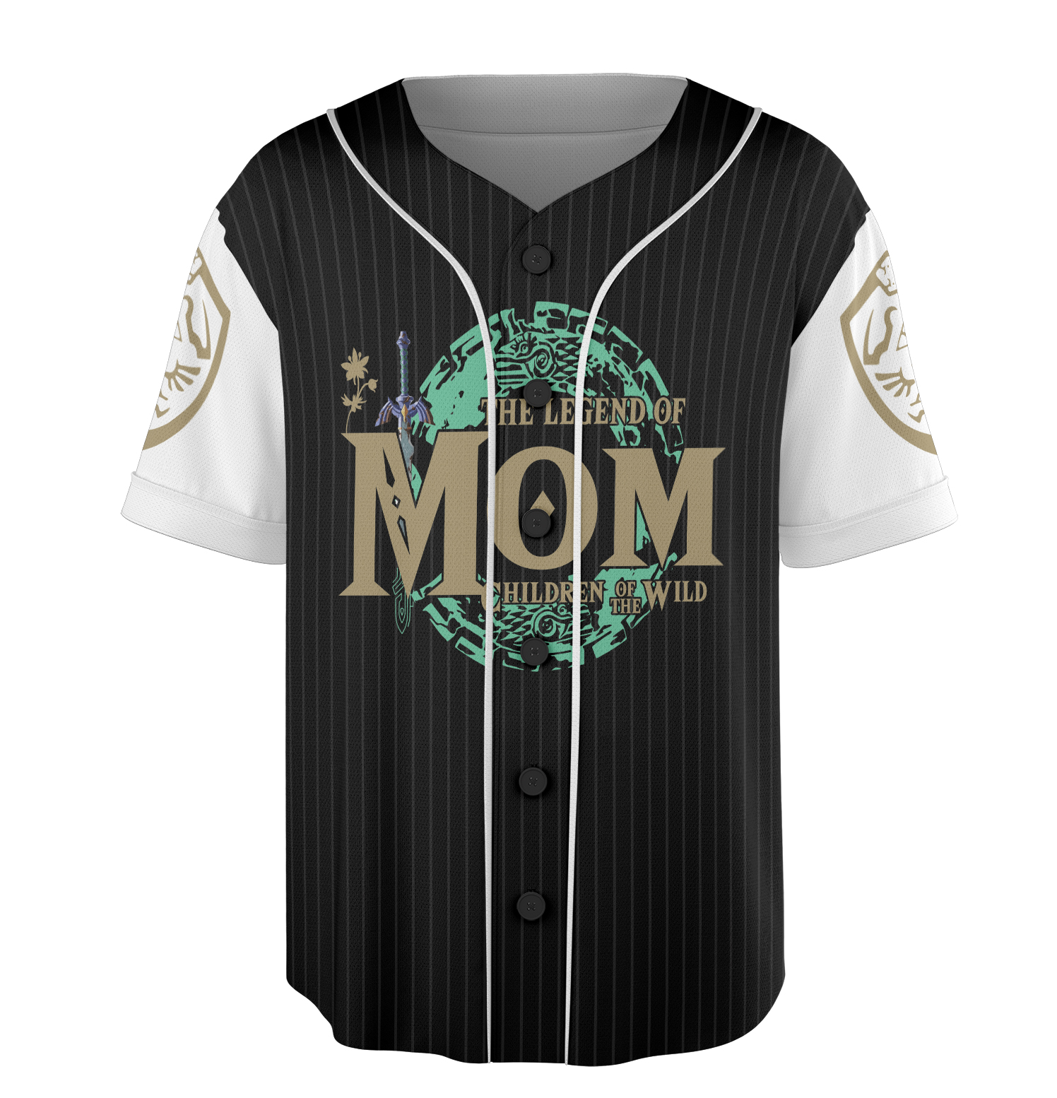 The Legend Of Mom Jersey Shirt, Personalized Zelda Mom Shirt, Best Mom Ever Shirt, Children Of The Wild, Mother's Day Gift - Image 4
