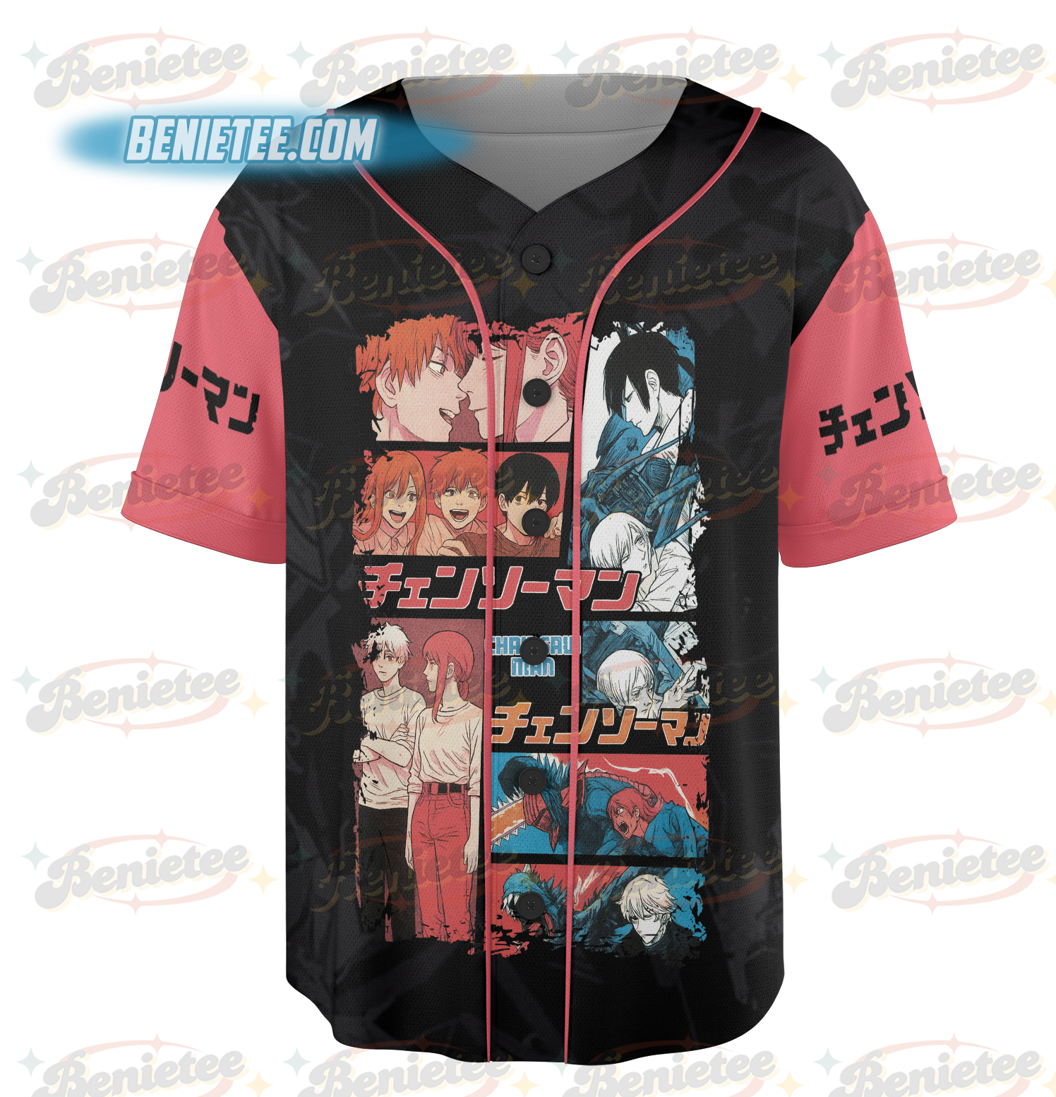 Chainsaw Man Part 1 Streetwear Jersey, Anime Jersey - Image 3