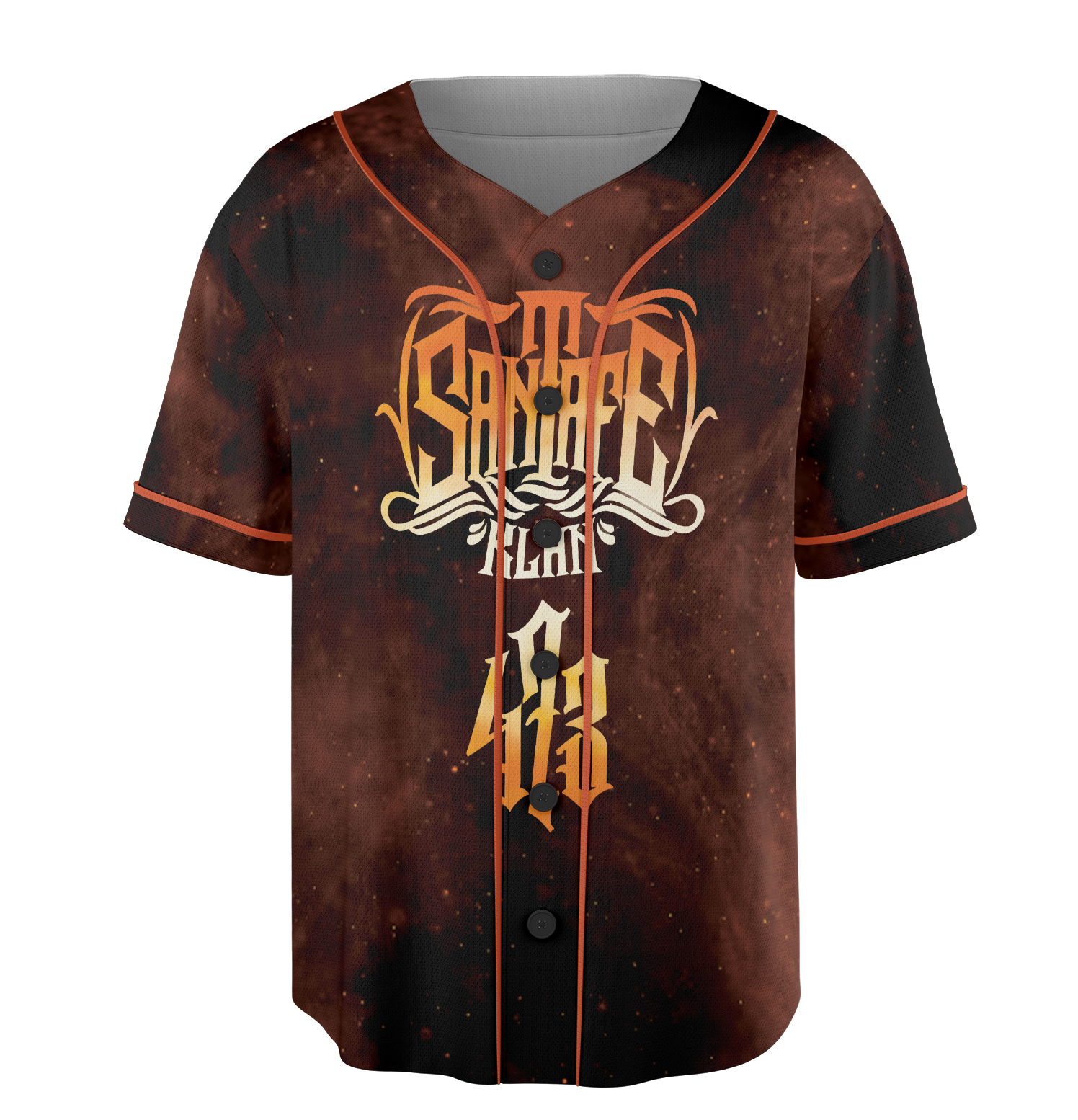 Santa Fe Klan Se Apago La Llama Playera Negra Dragon's Fire Black Jersey Mexico - Image 3