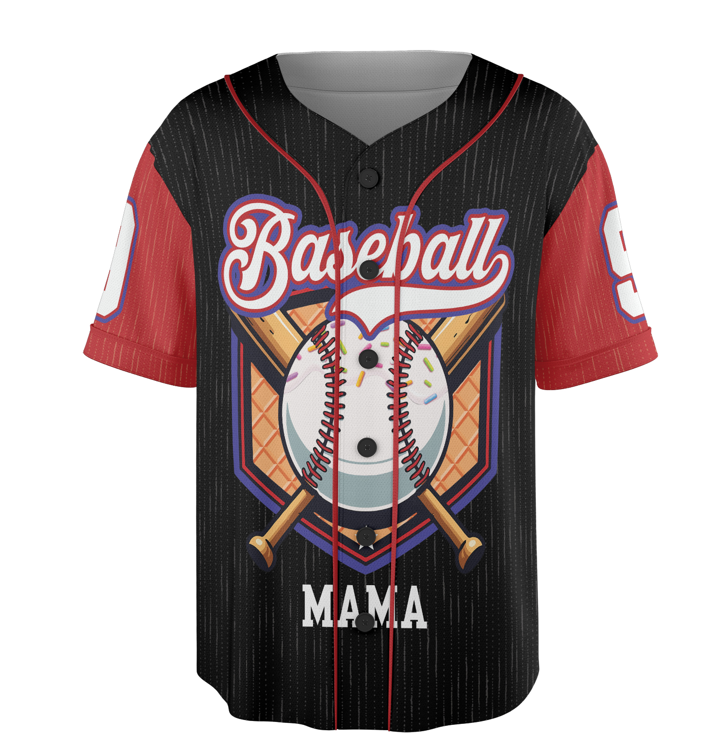 Baseball Mama For Mother's Day Baseball Tee Jersey Shirt Printed 3D - Image 5