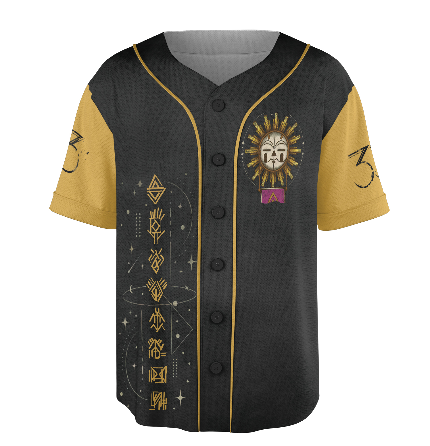 Esquie Clair Obscur Expedition 33 Baseball Jersey, Whee Whoo Funny Esquie Jersey, Gamer Gift Shirt - Image 3