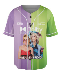 Alternative view of Freaky Friday Bootleg Jersey, Anna Coleman Tess Coleman Homage, Freaky Friday Rock Band Collage Shirt for Movie Fans