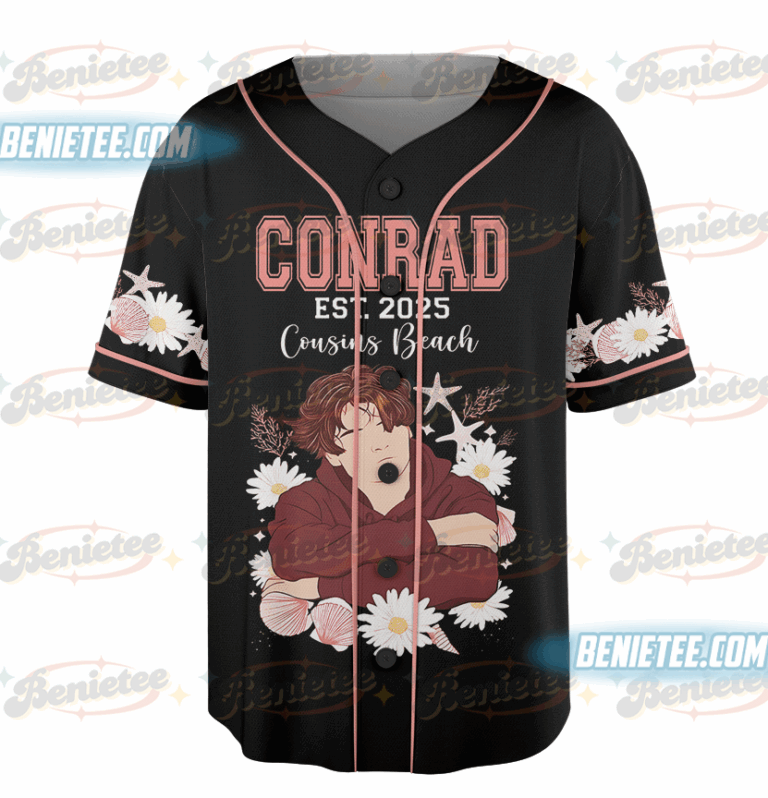 Alternative view of Team Conrad The Summer I Turned Pretty Movie Baseball Jersey, Conrad Fisher Jersey, Retro Conrad Fisher