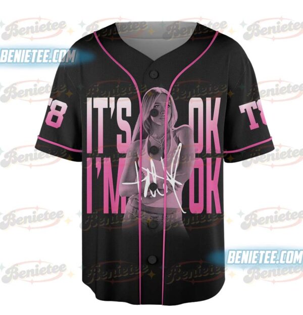 Alternative view of Tate McRae 2025 Concert Jersey, Miss Possessive Tour 2025, Tate McRae Fan Gift Shirt, Tate McRae Merch, Tate McRae Graphic Baseball Jersey