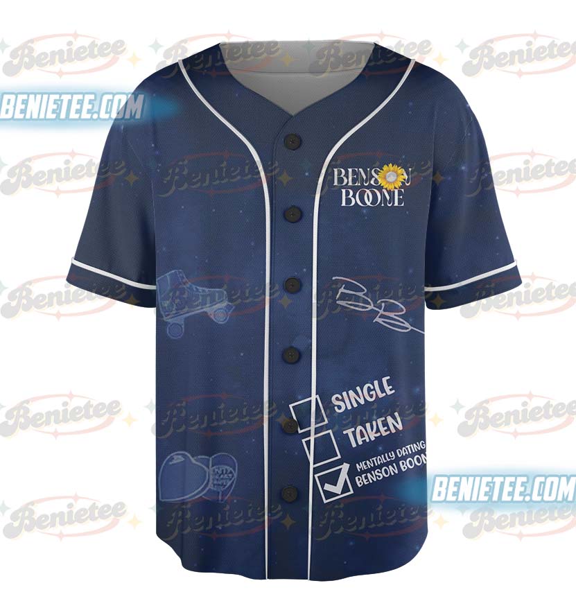 Benson Boone Merch Short Baseball Shirts Live 2025 - Image 2