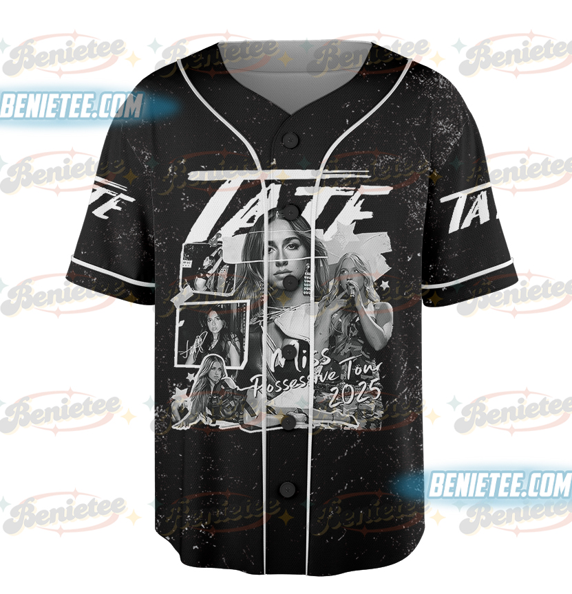 Tate McRae 2025 Concert Tee, Miss Possessive Tour 2025, Tate McRae Fan Gift Jersey, Tate McRae Merch, Tate McRae Graphic Baseball Jersey - Image 2