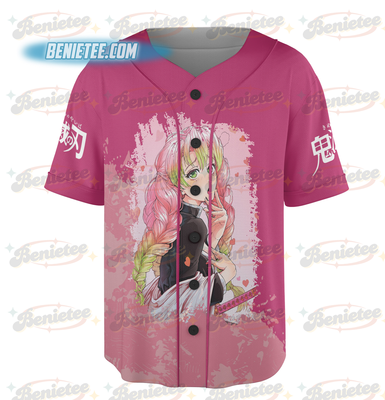 Mitsuri Kanroji Baseball Jersey, Demon Slayer Jersey - Image 3