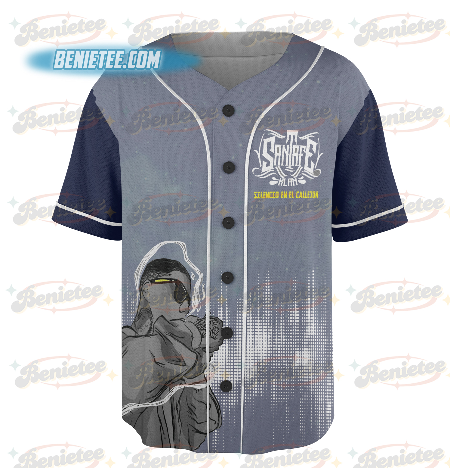 Santa Fe Klan merch Jersey, 473 Jersey, Music Tour 2025, Mexico Concept, - Image 3