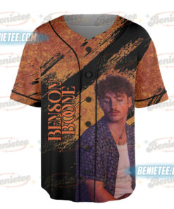 Alternative view of Benson Boone Darling You’re My Work Of Art Fan Baseball Jersey