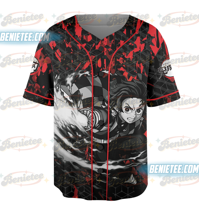 Demon Slayer Anime, Tanjiro Anime Jersey - Image 2