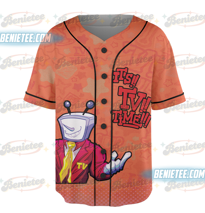 Furry Chapter Tenna Deltarune Game Baseball Jersey - Image 2