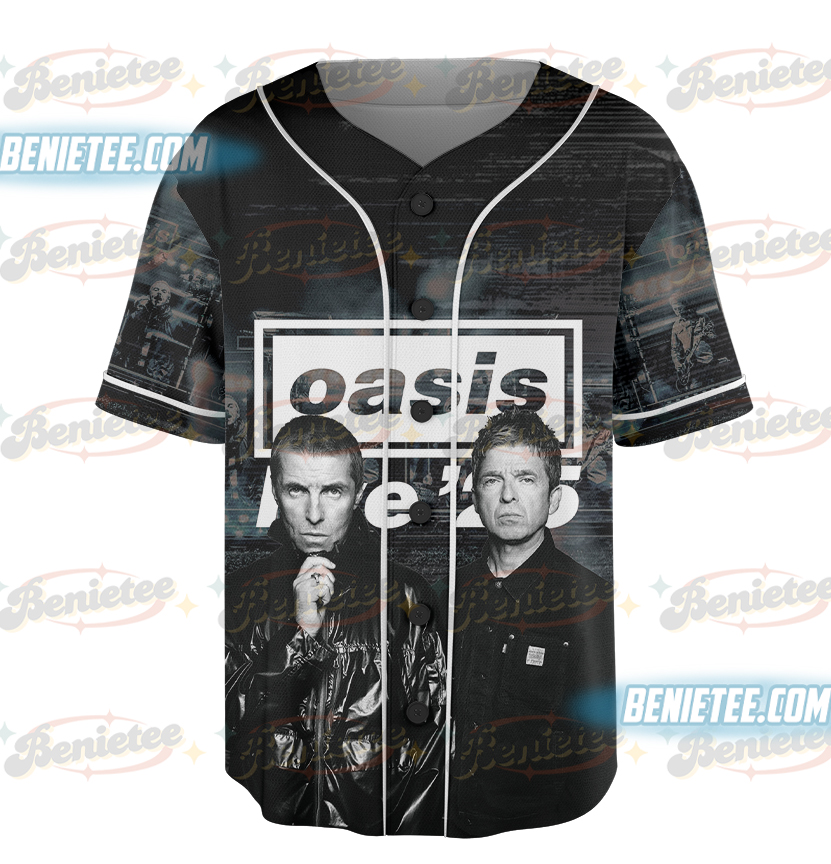 Oasis - World Tour 2025 3D Baseball Jersey - Image 2