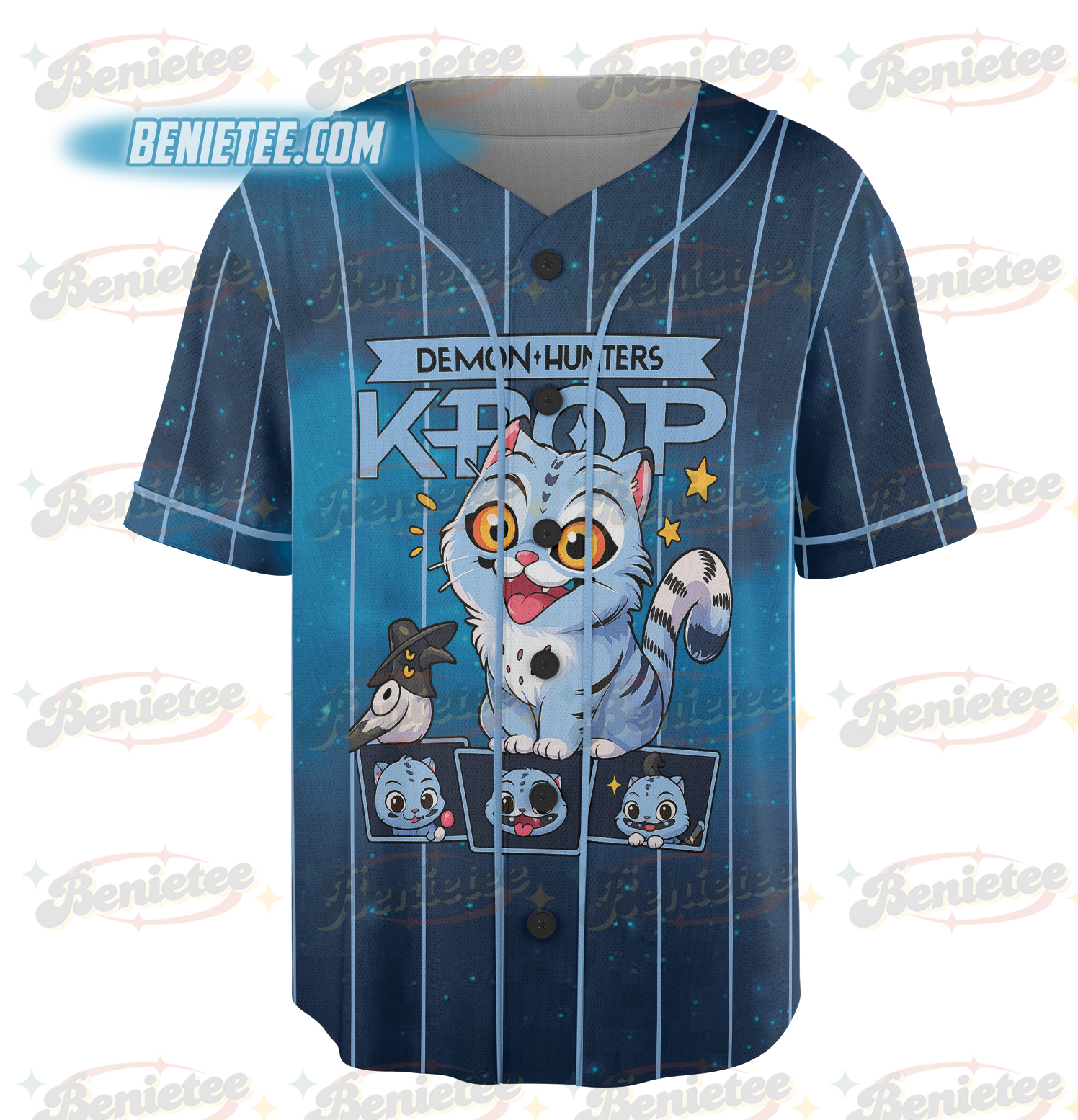 Kpop Demon Hunters Tiger Baseball Jersey - Image 3