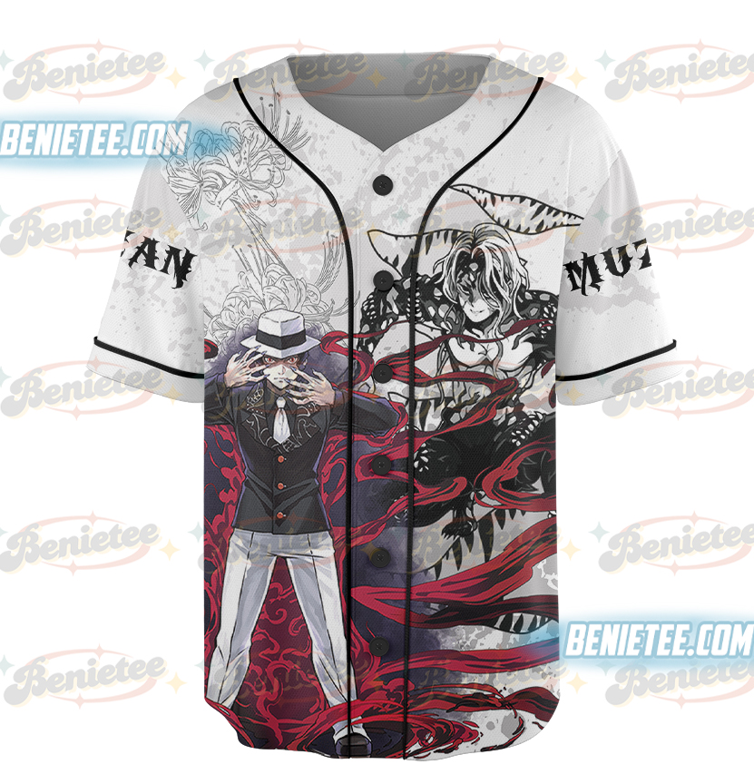 Muzan Kibutsuji Baseball Jersey, Demon Slayer - Image 2