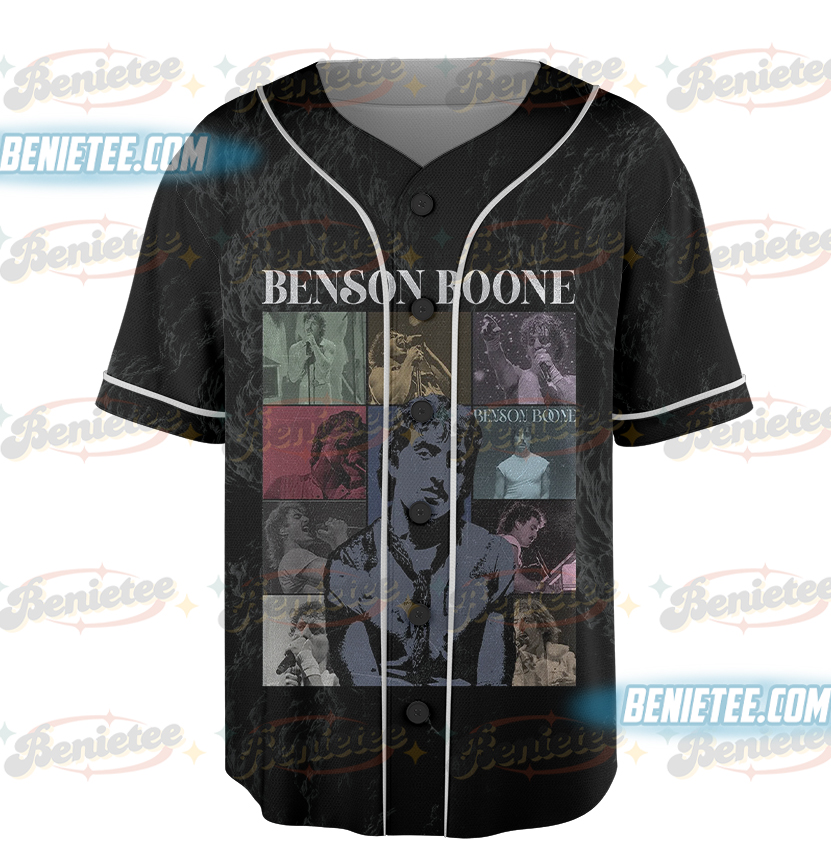 Benson Boone Vintage Jersey, Retro Pop Star Graphic Tee, Concert Tour Collage, Music Fan Gift, Benson Boone Top - Image 2
