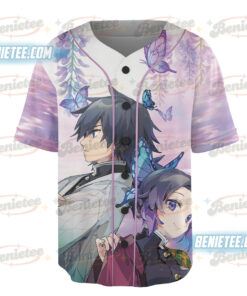 Alternative view of Shinobu and Giyuu All Over Printed 3D Shirt