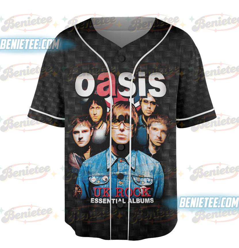 Oasis UK Rock Essential Album Baseball Jersey - Image 2