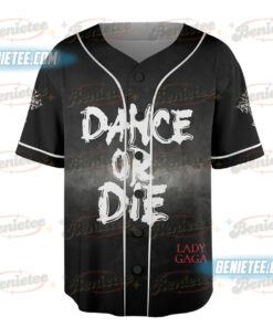 Alternative view of Lady Gaga Red Lady Dance or Die Abracadabra Glitter Tumbler Bumper Baseball Jersey