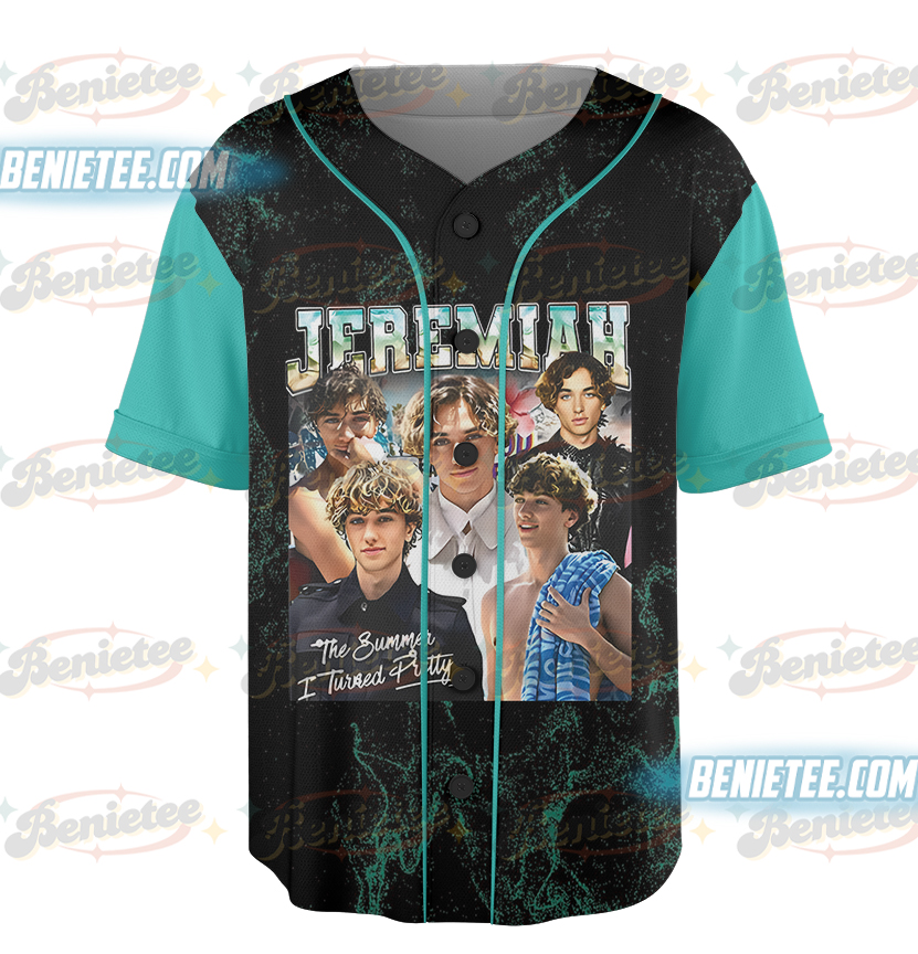 Team Jeremiah Tshirt The Summer I Turned Pretty Merch Fashion Short Sleeve Tops 90S Vintage Jersey - Image 2