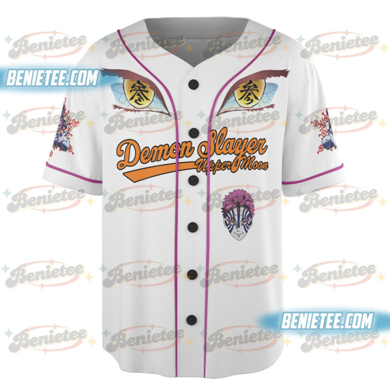 Alternative view of Akaza- Upper Moon Demon Slayer Jersey