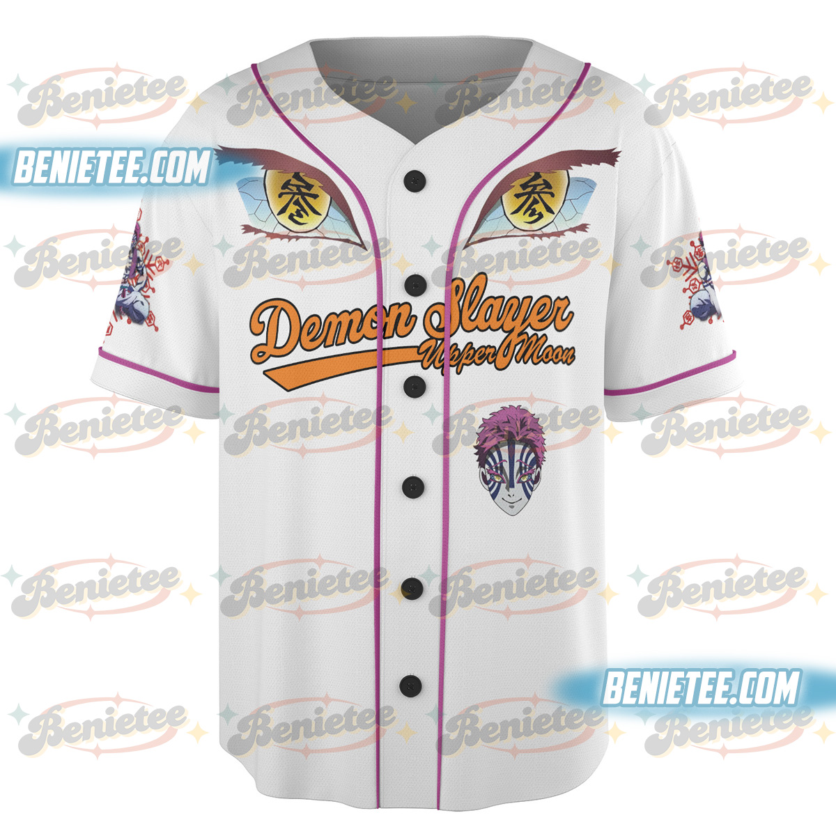 Akaza- Upper Moon Demon Slayer Jersey - Image 2