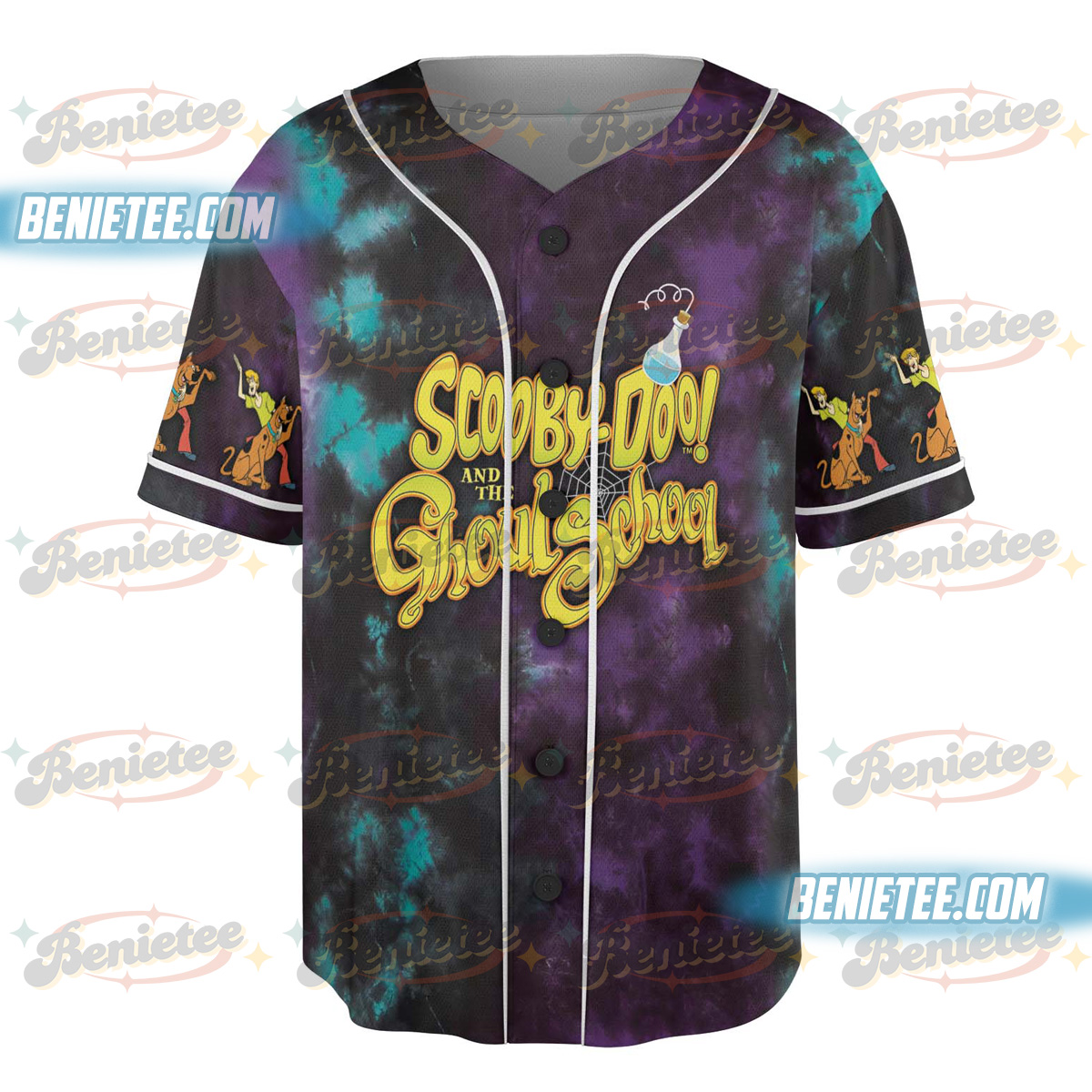 Scooby Doo Where Are You Halloween Night Baseball Jersey - Image 2