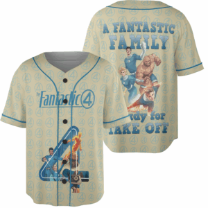 The Fantastic Four First Steps Unisex Baseball Jersey, Movie Jersey