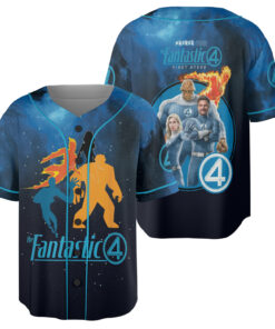 The Fantastic Four First Steps Unisex Baseball Jersey, Movie Jersey