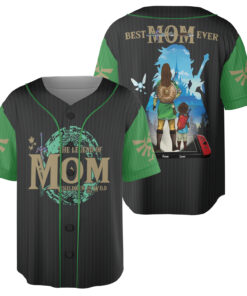 The Legend Of Mom Jersey Shirt, Personalized Zelda Mom Shirt, Best Mom Ever Shirt, Children Of The Wild, Mother's Day Gift